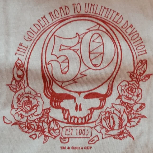 DFH x Grateful Dead American Beauty 50th S/S Unisex Small - Picture 5 of 5